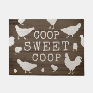Coop Sweet Coop Homestead Chickens House Deurmat