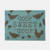 Coop Sweet Coop Homestead Chickens House Deurmat (Voorkant)