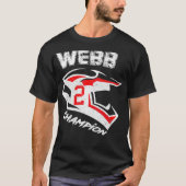 Cooper 2 Webb Supercross en Motocross CW2-cadeaus T-shirt (Voorkant)