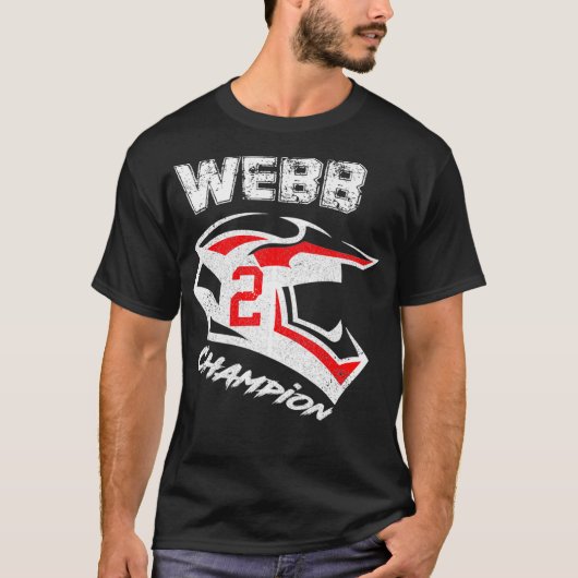 Cooper 2 Webb Supercross en Motocross CW2-cadeaus T-shirt (Voorkant)