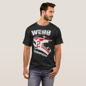Cooper 2 Webb Supercross en Motocross CW2-cadeaus T-shirt (Voorkant volledig)