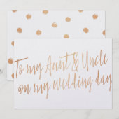 Cooper "Aan mijn tante en oom op mijn trouwdag" (Voorkant / Achterkant)