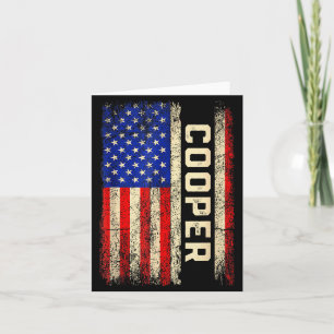Cooper Achternaam Shirt Cooper Naam Amerikaanse Vl Kaart