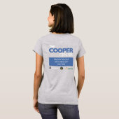 Cooper Center Track Jacket - donker T-shirt (Achterkant volledig)