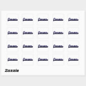 Cooper Classic Job Design Vierkante Sticker (Vel)