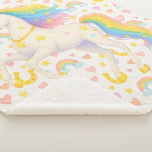 Cooper & Cody Best-Friend Horses Fleece Throw (3/4)