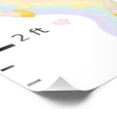 Cooper & Cody Horse Growth Chart  Foto Afdruk (Hoek)