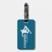 Cooper Colorado Snowboarder Bagagelabel (Achterkant verticaal)