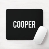 Cooper - Cool New Funny Name Fan Gift Tee  Muismat (Met muis)
