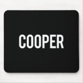Cooper - Cool New Funny Name Fan Gift Tee  Muismat (Voorkant)