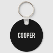 Cooper - Cool New Funny Name Fan Gift Tee  Sleutelhanger (Voorkant)