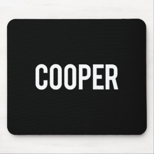 Cooper - Cool Nieuw Grappige Naam Fan Cadeau T-shi Muismat