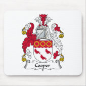 Cooper Family Crest Muismat (Voorkant)