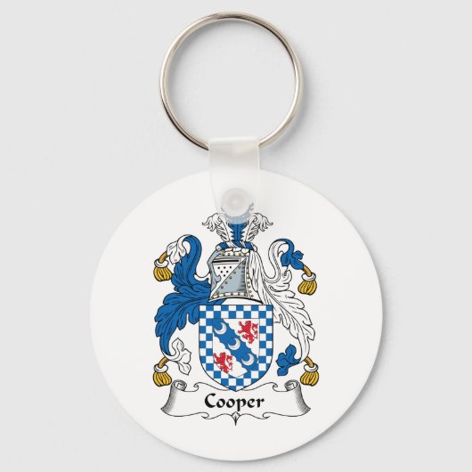 Cooper Family Crest Sleutelhanger (Voorkant)