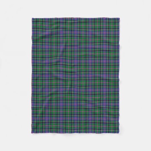 Cooper Family Tartan Pset Pattern Fleece Deken (Voorkant)