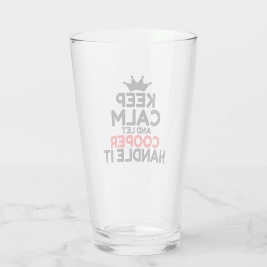 COOPER GLAS (Achterkant)