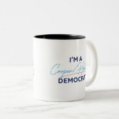 Cooper/Holley Democraat Tweekleurige Koffiemok (Voorkant rechts)