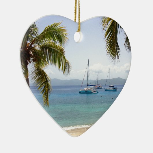 Cooper Island Britse Maagdeneilanden Keramisch Ornament (Rechts)