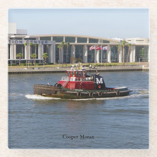 Cooper Moran glas onderzetter Glazen Onderzetter (Voorkant)