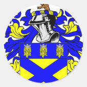 Cooper (Nederlands) Wapen Ronde Sticker (Voorkant)