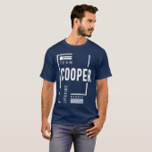 Cooper Persoonlijke naam Birthday Gift T-shirt (Voorkant volledig)