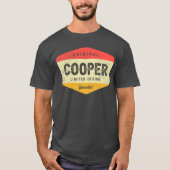 Cooper Persoonlijke naam - Cooper T-shirt (Voorkant)