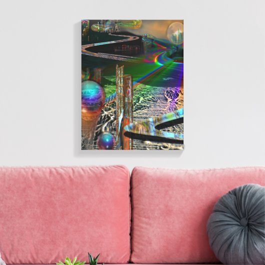 Cooper Point Wrapped Canvas (Insitu (Woonkamer))