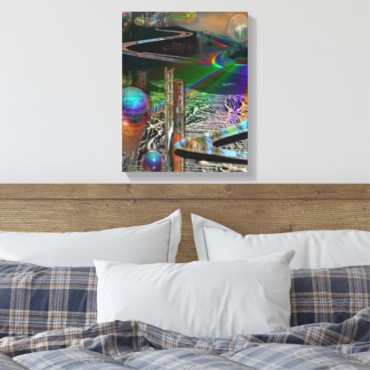 Cooper Point Wrapped Canvas (Insitu (Slaapkamer))