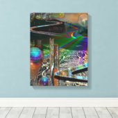 Cooper Point Wrapped Canvas Afdruk (Insitu (Houten vloer))