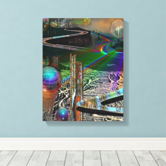 Cooper Point Wrapped Canvas Afdruk (Insitu (Houten vloer))