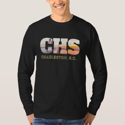 Cooper River Bridge Art Charleston South Carolina T-shirt (Voorkant)