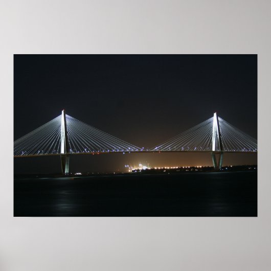 Cooper River Bridge Charleston, SC Poster (Voorkant)