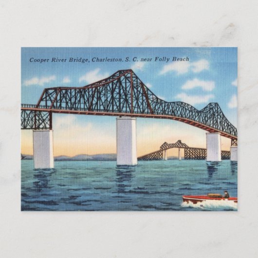 Cooper River Bridge, Charleston, South Carolina Briefkaart (Voorkant)
