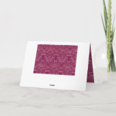 Cooper Rose Great Gatsby Trouwfeest jaren 20 Kaart (Achterkant)