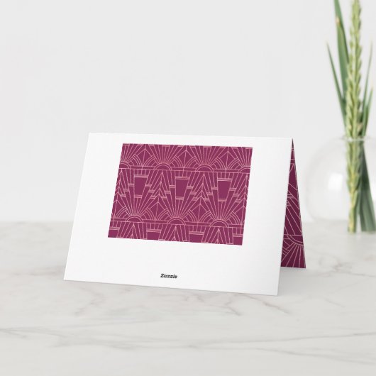 Cooper Rose Great Gatsby Trouwfeest jaren 20 Kaart (Achterkant)