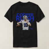 Cooper RushA Retro Quarterback T-shirt (Design voorkant)