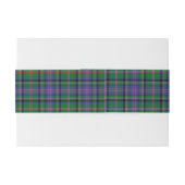 Cooper Scottish Tartan Belly Band Uitnodigingen Wikkel (Achterkant Voorbeeld)
