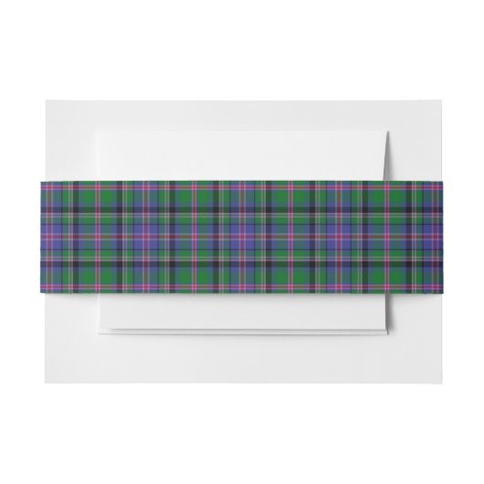 Cooper Scottish Tartan Belly Band Uitnodigingen Wikkel (Voorkant Voorbeeld)