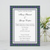 Cooper Scottish Wedding Invitation Kaart (Staand voorkant)