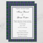 Cooper Scottish Wedding Invitation Kaart (Voorkant / Achterkant)