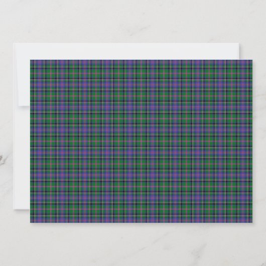 Cooper Scottish Wedding Invitation Kaart (Achterkant)