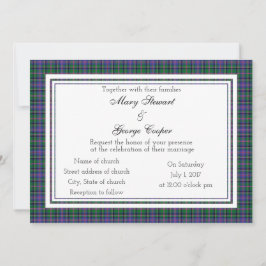 Cooper Scottish Wedding Invitation Kaart