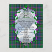 Cooper Scottish Wedding Invitation Uitnodiging Briefkaart (Voorkant)