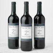 Cooper Scottish Wedding Wine Label Wijn Etiket (Flessen)