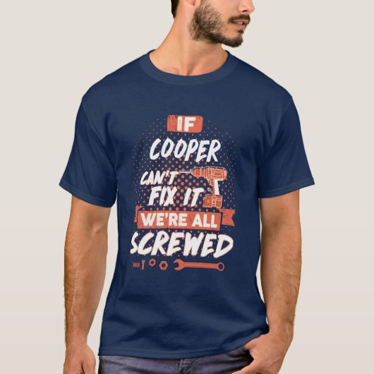 COOPER shirt, COOPER t shirt voor mannen (Voorkant)
