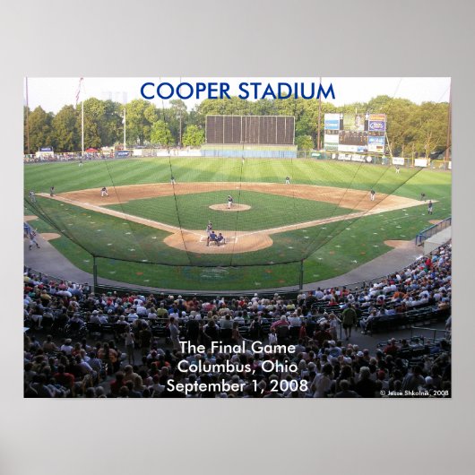 Cooper Stadium Finale Poster (Voorkant)