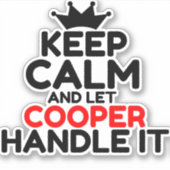 COOPER STICKER (Voorkant)