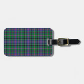 Cooper Tartan Pattern Bagagelabel (Voorkant horizontaal)