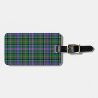 Cooper Tartan Pattern Bagagelabel