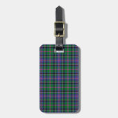 Cooper Tartan Pattern Bagagelabel (Voorkant verticaal)